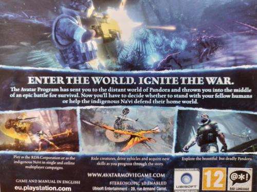 PS3 - James Cameron`s Avatar The Game