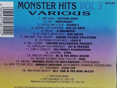 CD - Monster Hits - Vol 3