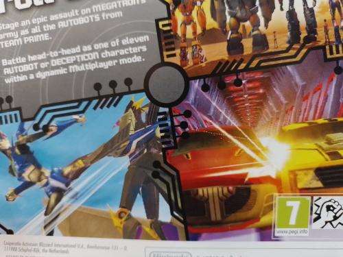 Wii - Transformers Prime The Game