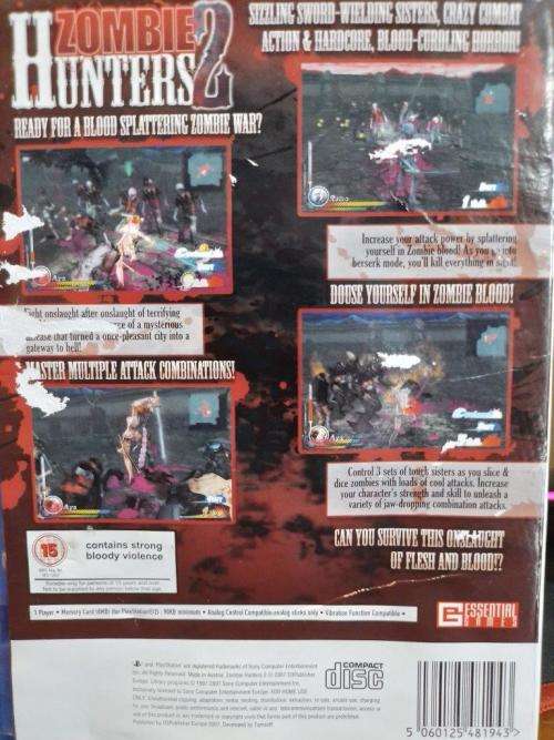 PS2 - Zombie Hunters 2