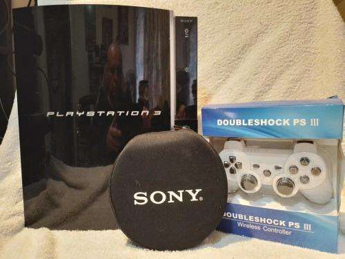PS3 - PHAT 80Gig Console, New Generic Controller 10 Games, HDMI, Charge cable + Power Cable