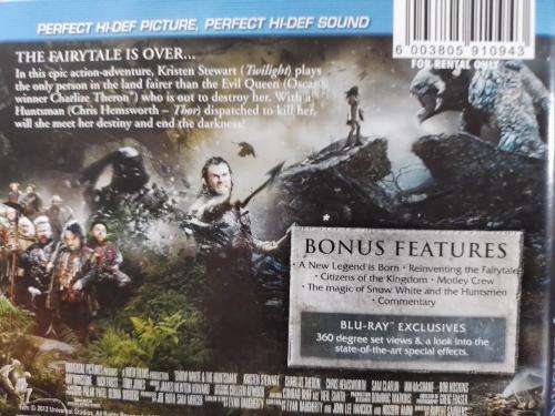 Blu-ray - Snow White & The Huntsman