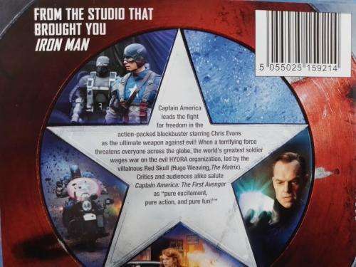 Blu-ray - Captain America The First Avenger (Ex Late Night Video)