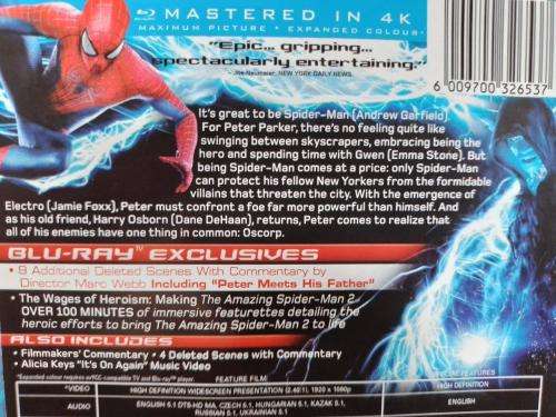 Blu-ray - The Amazing Spider-Man 2