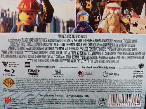 Blu-ray - The Lego Movie (Blu-ray + DVD)