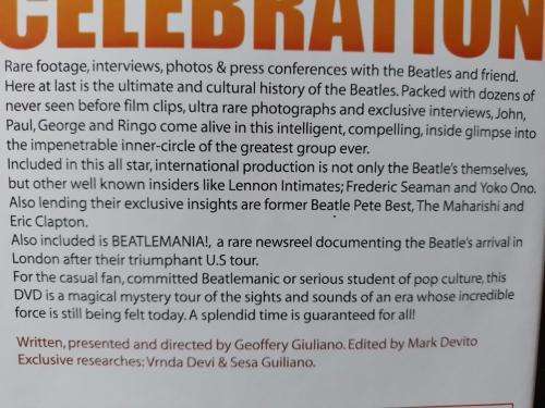 DVD - The Beatle - Celebration
