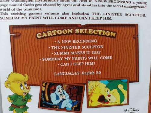 DVD - Adventures of The Gummi Bears - Volume 1
