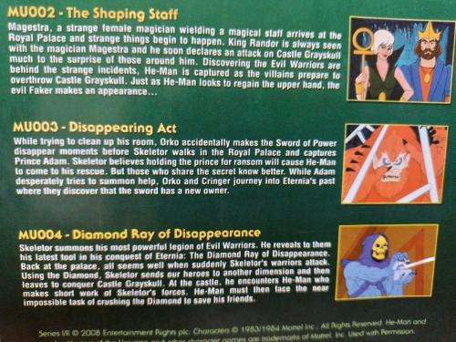 DVD - He-Man And The Masters of The Universe Season One Vol 1