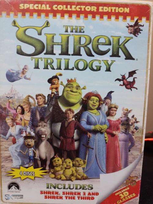 DVD - Shrek Trilogy (Includes 3D Glasses)