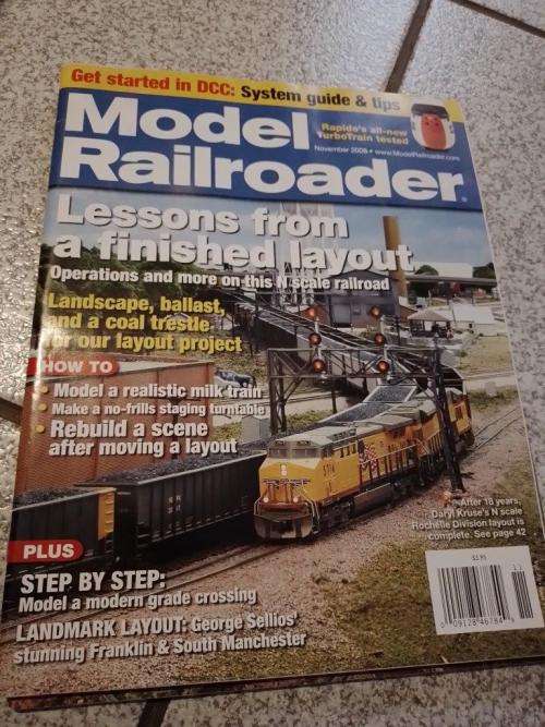 Job Lot Model Railroader Magazines 2008 12 Issues January to December