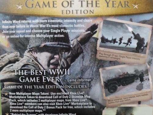 Xbox 360 - Call of Duty 2 GOTYE