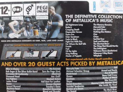 Wii - Guitar Hero Metallica