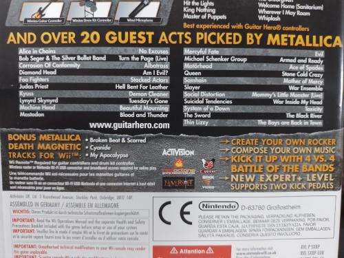 Wii - Guitar Hero Metallica