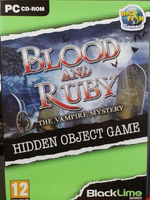 PC - Blood and Ruby The Vampire Mystery - Hidden Object Game