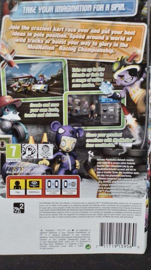 PSP - Modnation Racers
