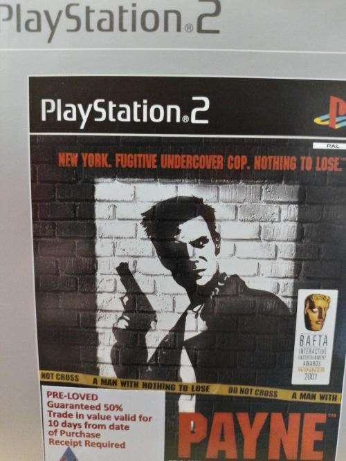 PS2 - Max Payne - Platinum