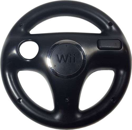 Wii - Official Nintendo Wii Mario Kart Wheel - Black