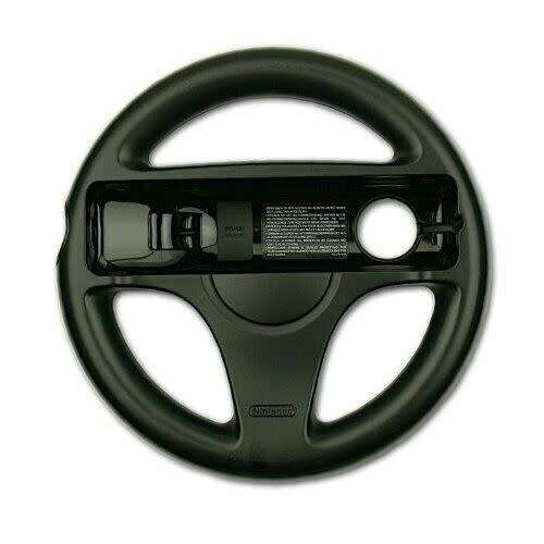 Wii - Official Nintendo Wii Mario Kart Wheel - Black