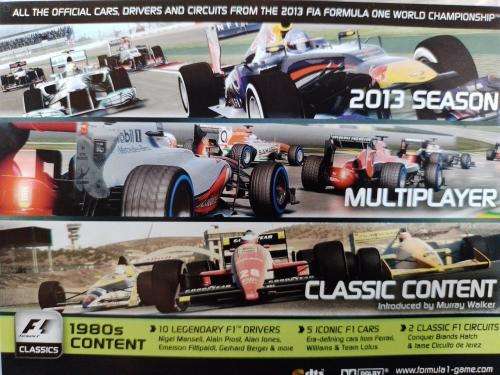 PS3 - F1 2013 Formula 1