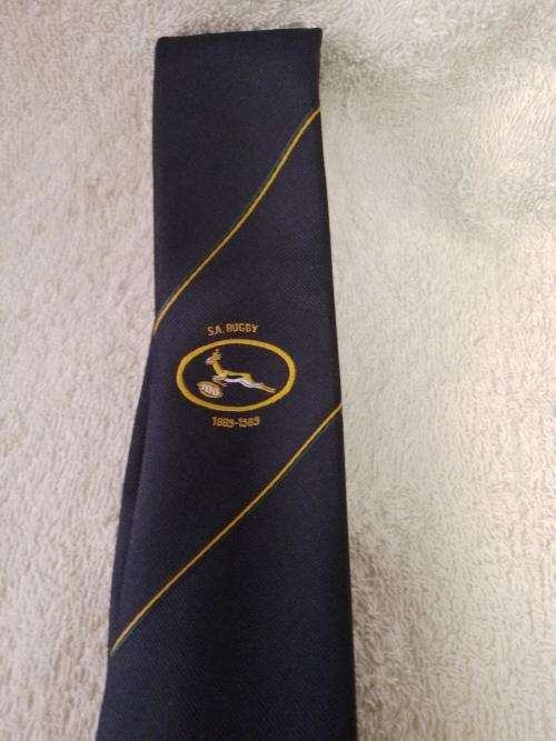 SA Rugby Tie 100 Years 1889 - 1989