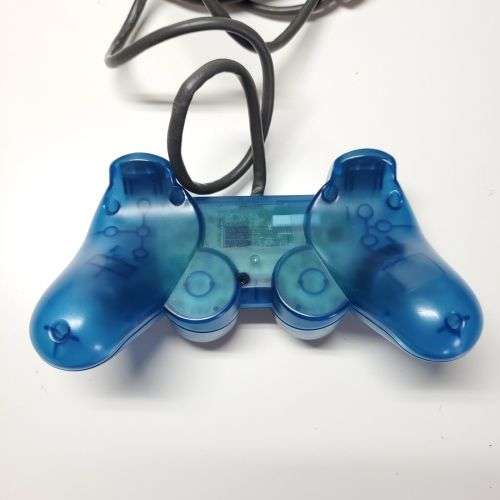 PS1 -  Sony PlayStation 1 PS1 PS2 Dualshock Controller Island Blue SCPH-1200
