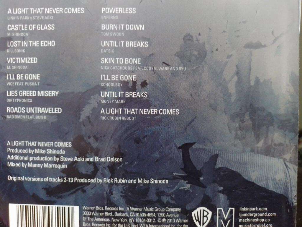 CD - Linkin Park - Recharged - WBCD 2319