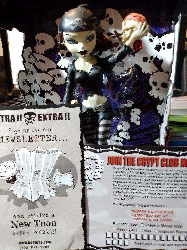 Begoths Delilah Blackheart Series 5 - 7` Bleeding Edge (NOS)