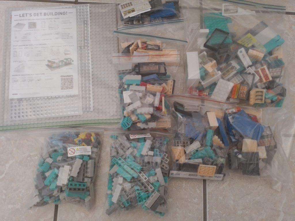 Large Job lot of Checkers Lego (Build your own Checkers)