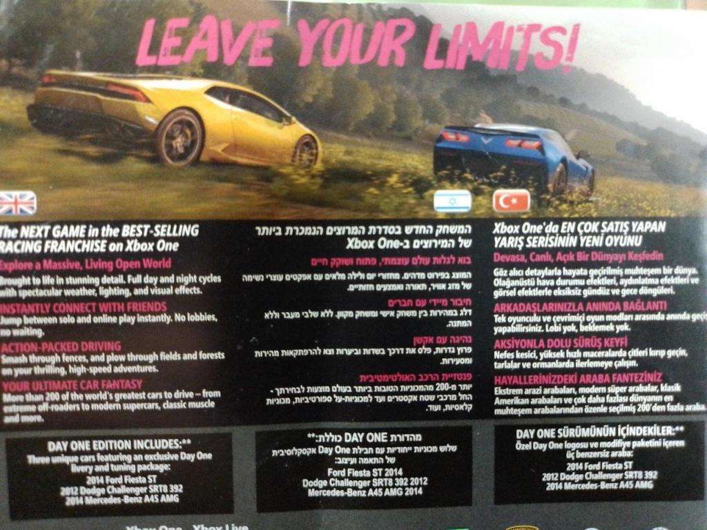 Xbox ONE - Forza Horizon 2 - Day One