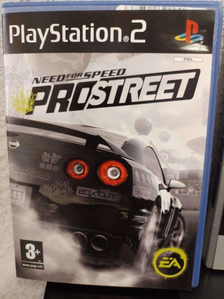 Playstation 2 - Black Slim c/w 1 x New Generic Controller, AV Cable & Power Cord + 2 Games