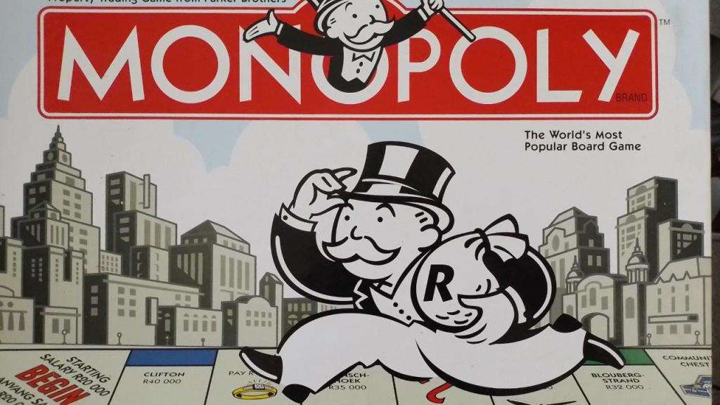 Monopoly - Hasbro Prima Toys (Has Sandton) + 8 Metal playing pieces.