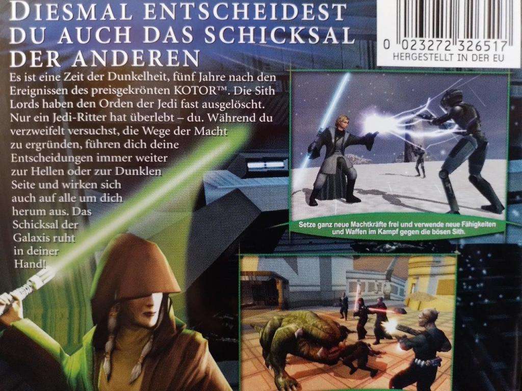 Xbox - Star Wars knights of the Old Republic II