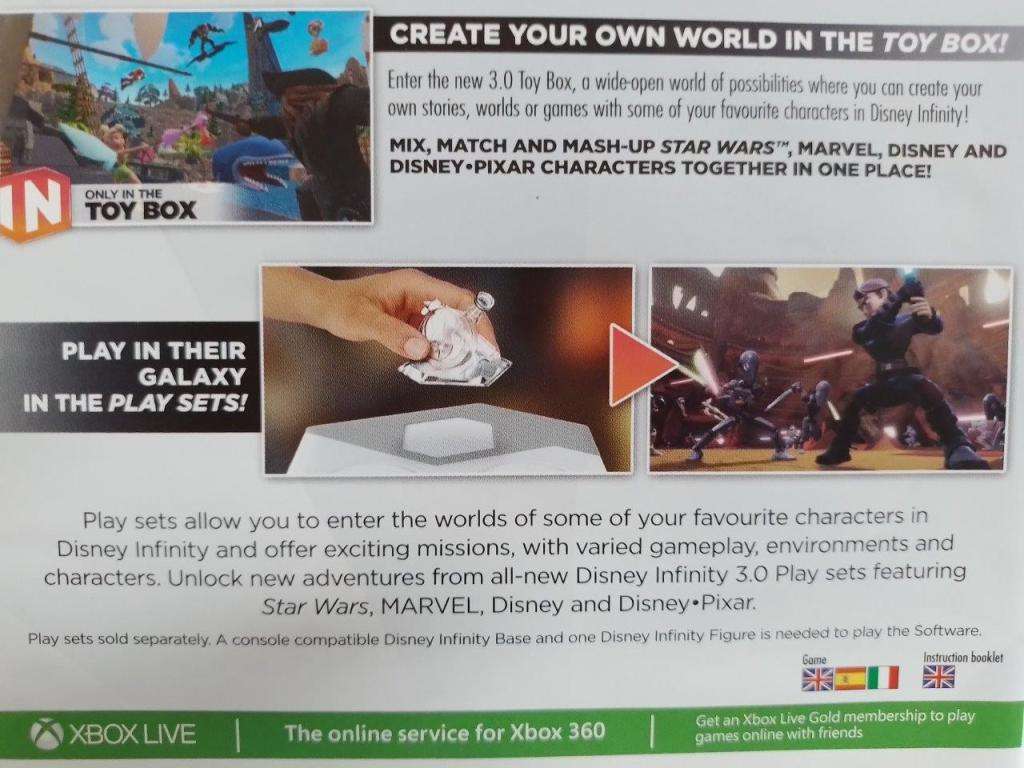 Xbox 360 - Disney Infinity 3.0 - Play Without Limits