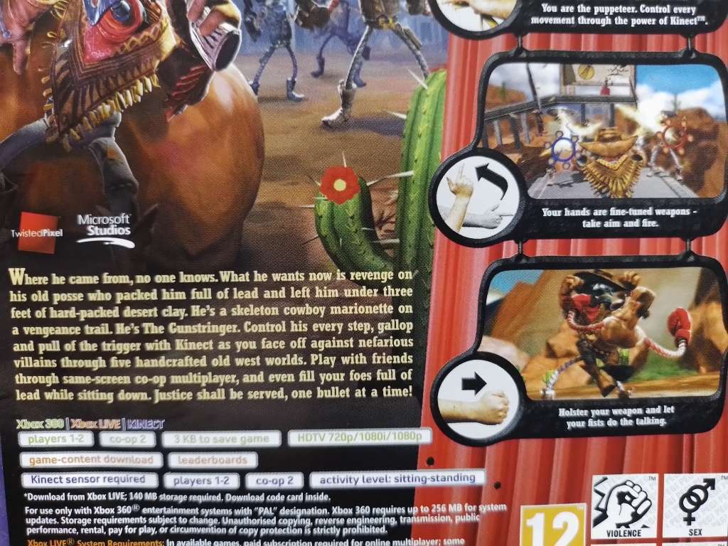 Xbox 360 - The Gun Stringer - Requires Kinect Sensor