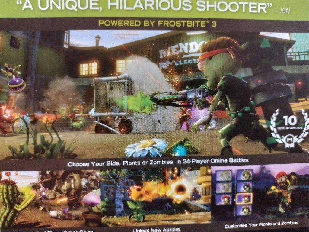 Xbox 360 - Plants vs Zombies Garden Warfare