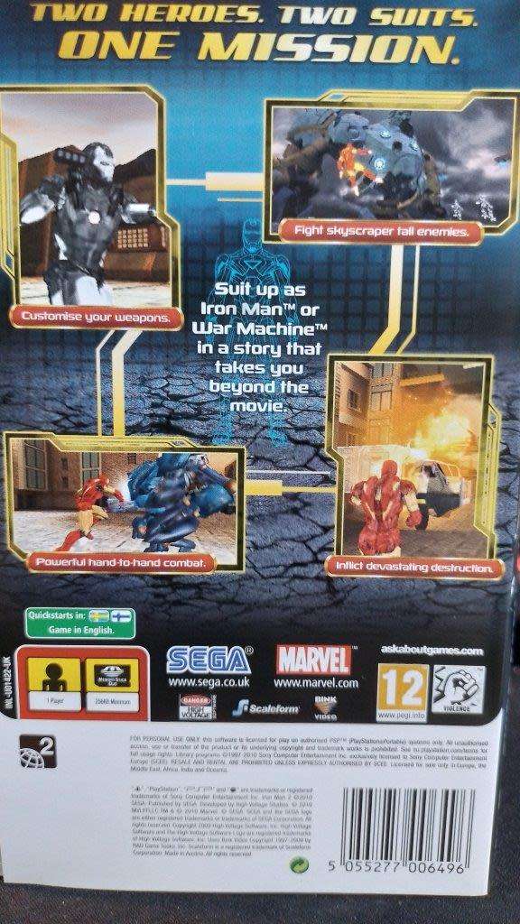 PSP - Iron Man 2 - The Video Game