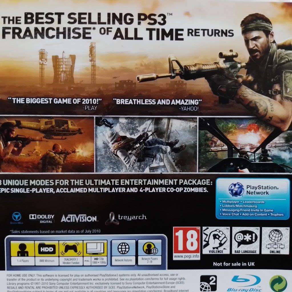 PS3 - Call of Duty Black Ops