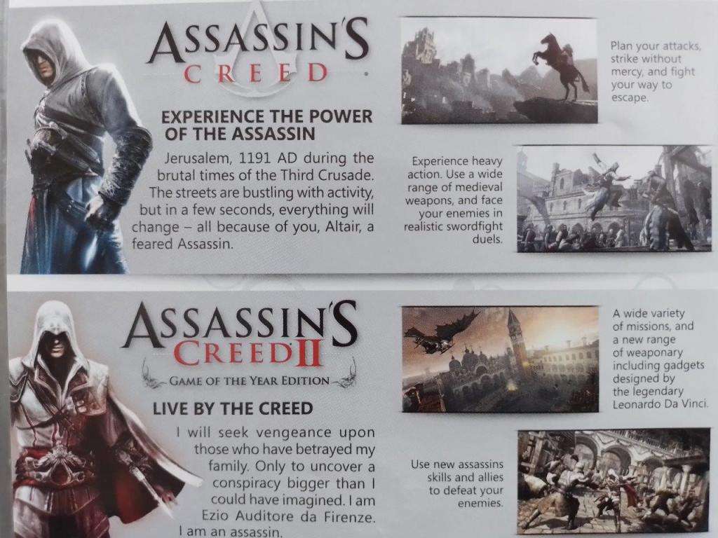 Xbox 360 - Assassin`s Creed Double Pack - Classics