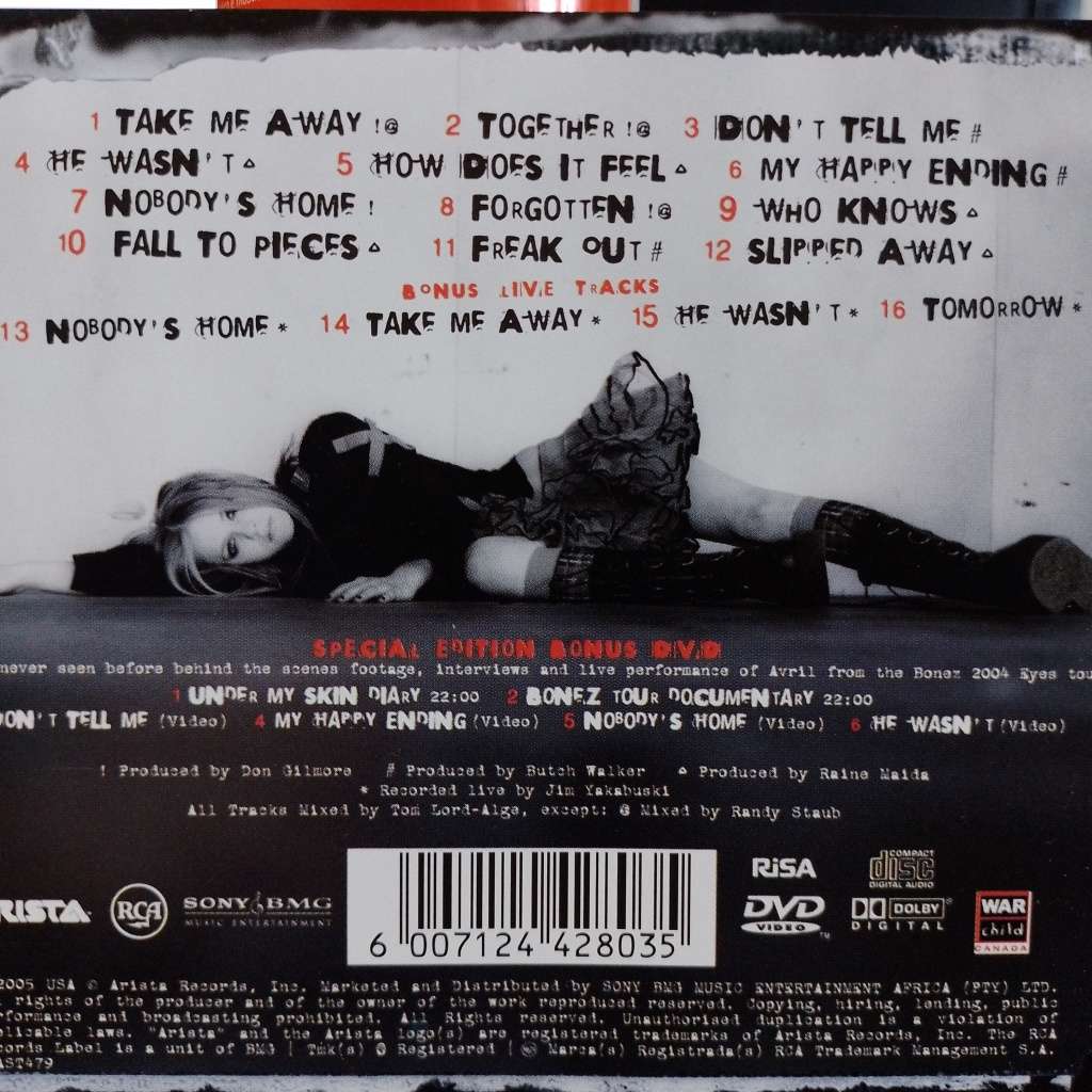 CD - Avril Lavigne - Under My Skin Special Edition (CD + DVD) CDAST479