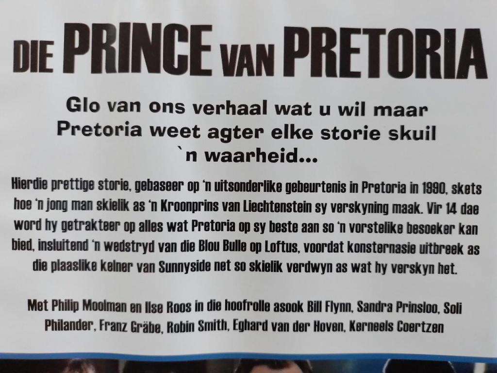 DVD - Die Prince van Pretoria