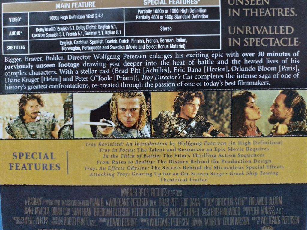 Blu-ray - Troy - Directors Cut