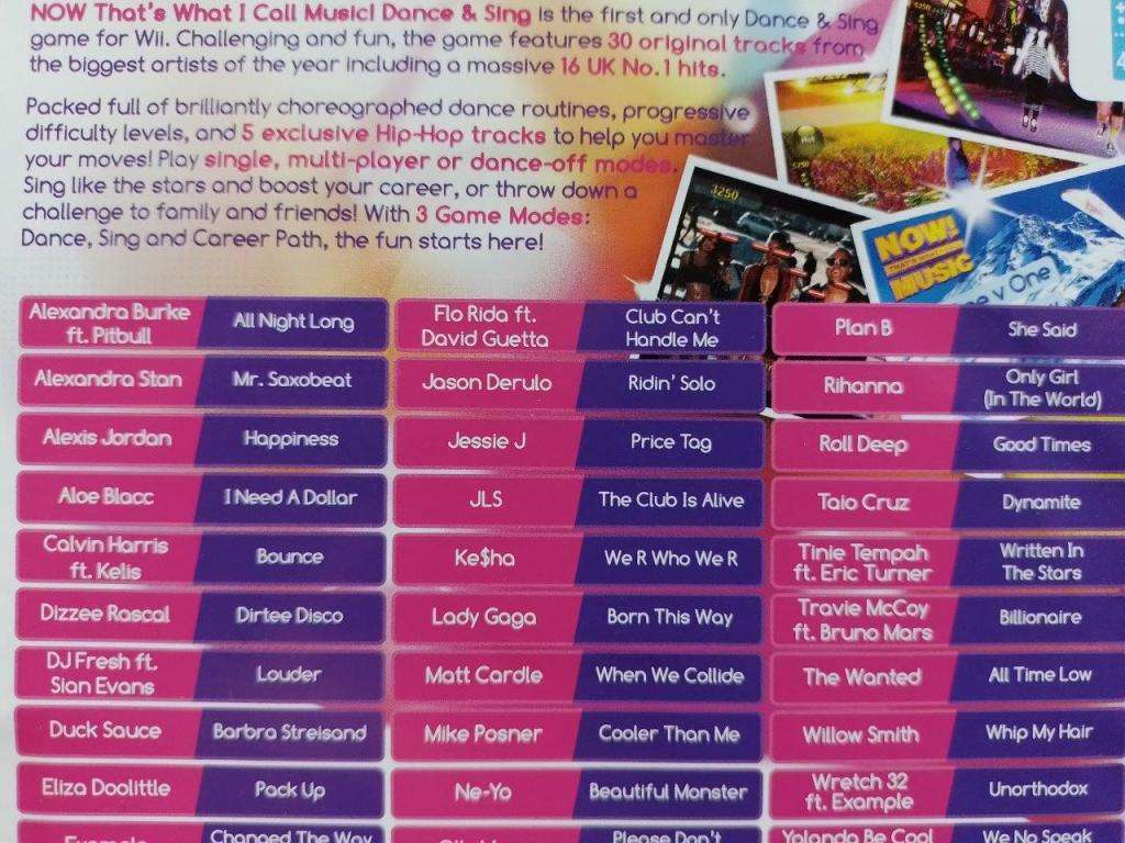 Wii - Now That`s What I Call Music Dance & Sing