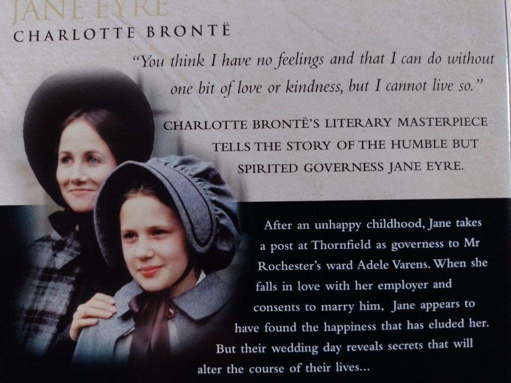 DVD - Jane Eyre Charlotte Bronte