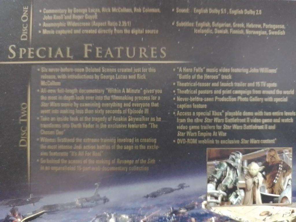 DVD - Star Wars Revenge of the Sith