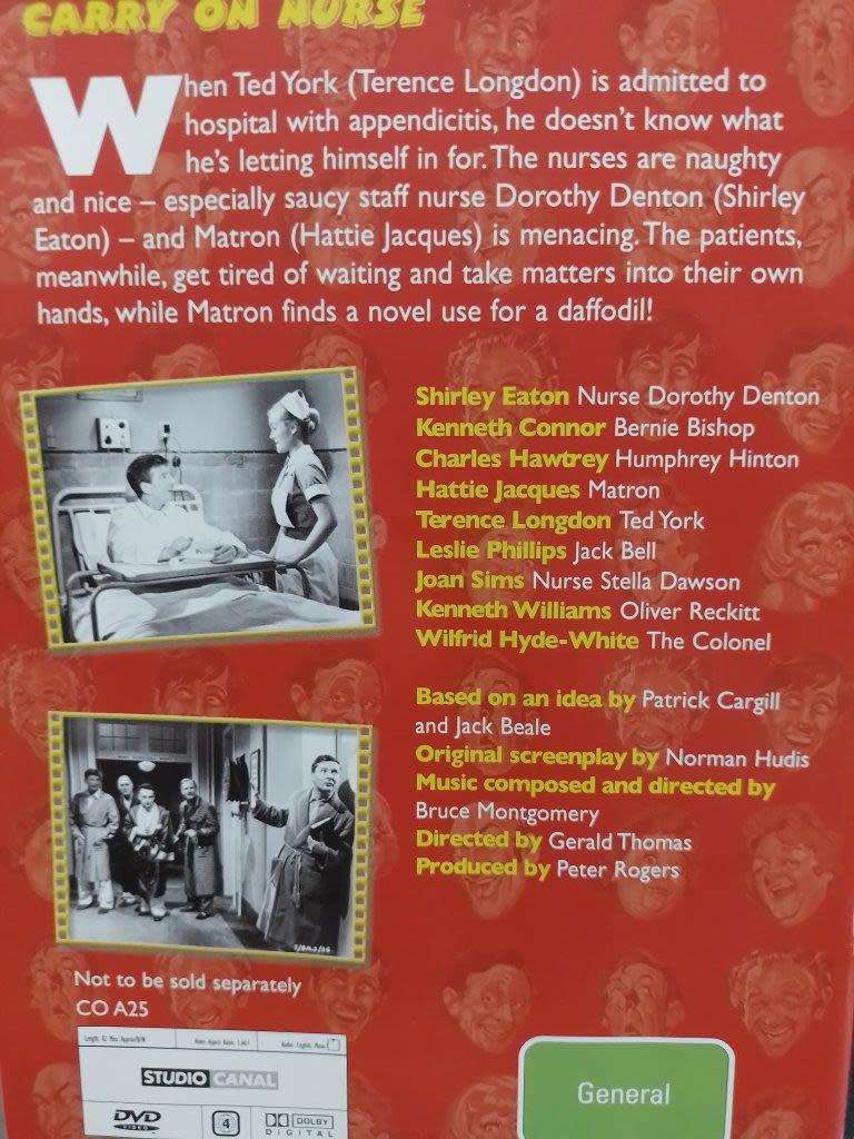 DVD - Carry On Nurse