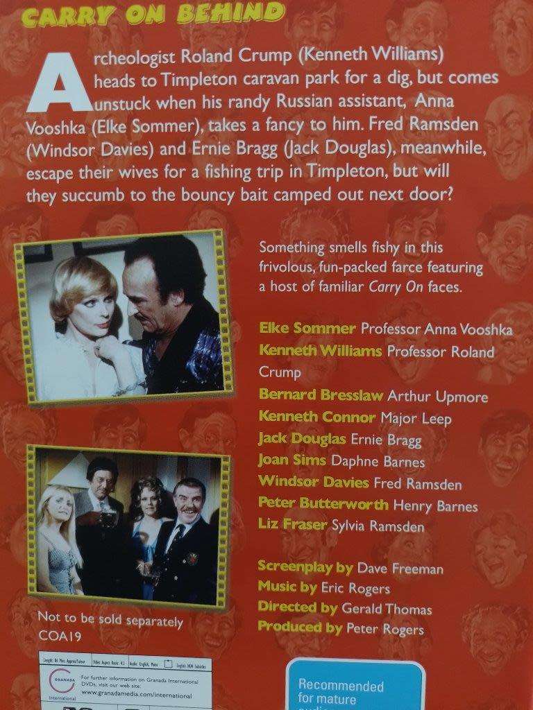DVD - Carry On Behind