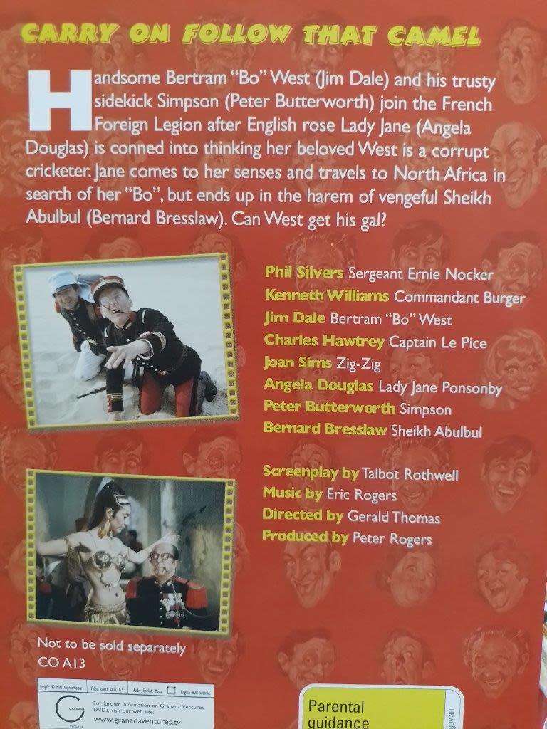 DVD - Carry On Follow That Camel