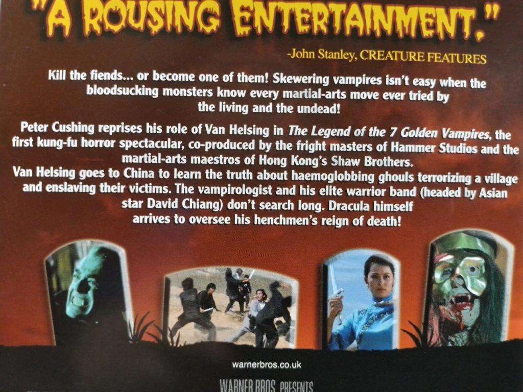 DVD - The Legend of the 7 Golden Vampires