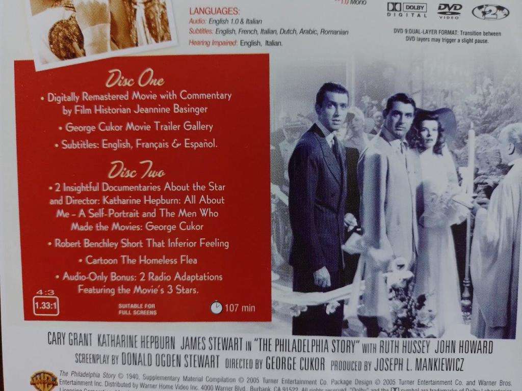 DVD - The Philadelphia Story