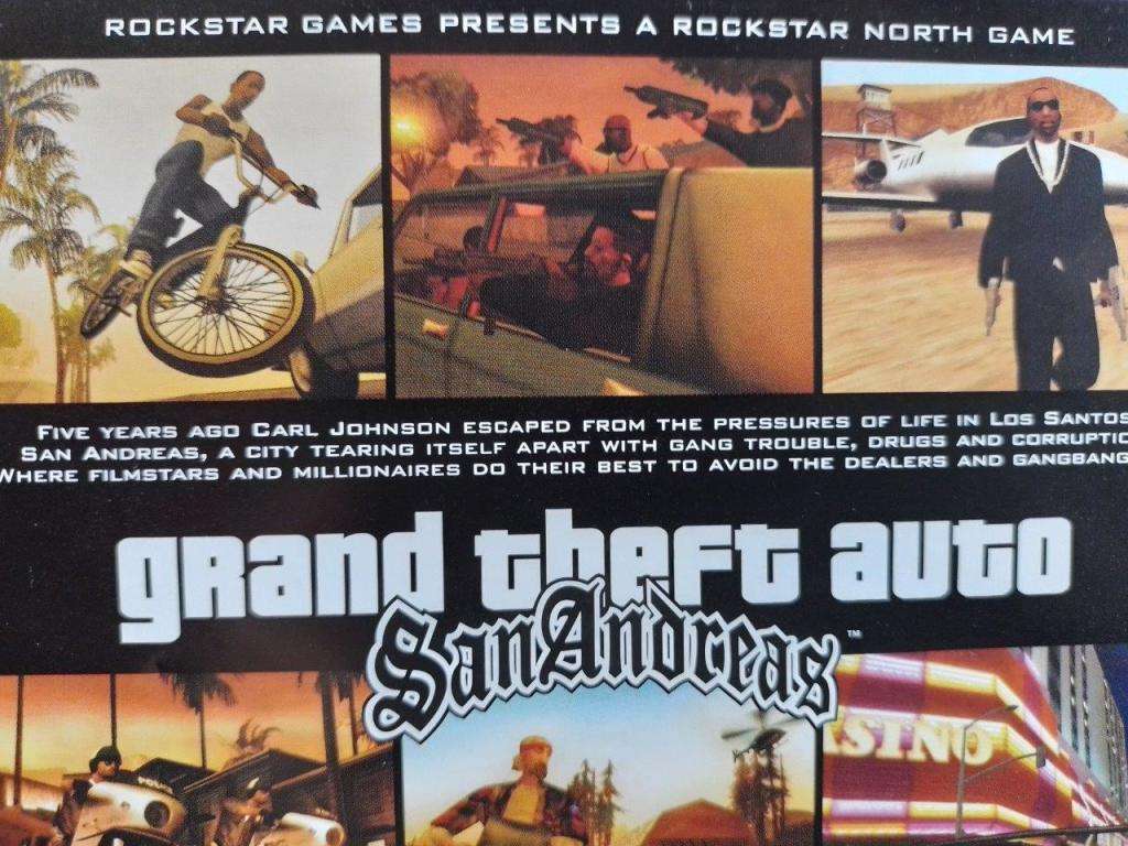PS2 - Grand Theft Auto San Andreas